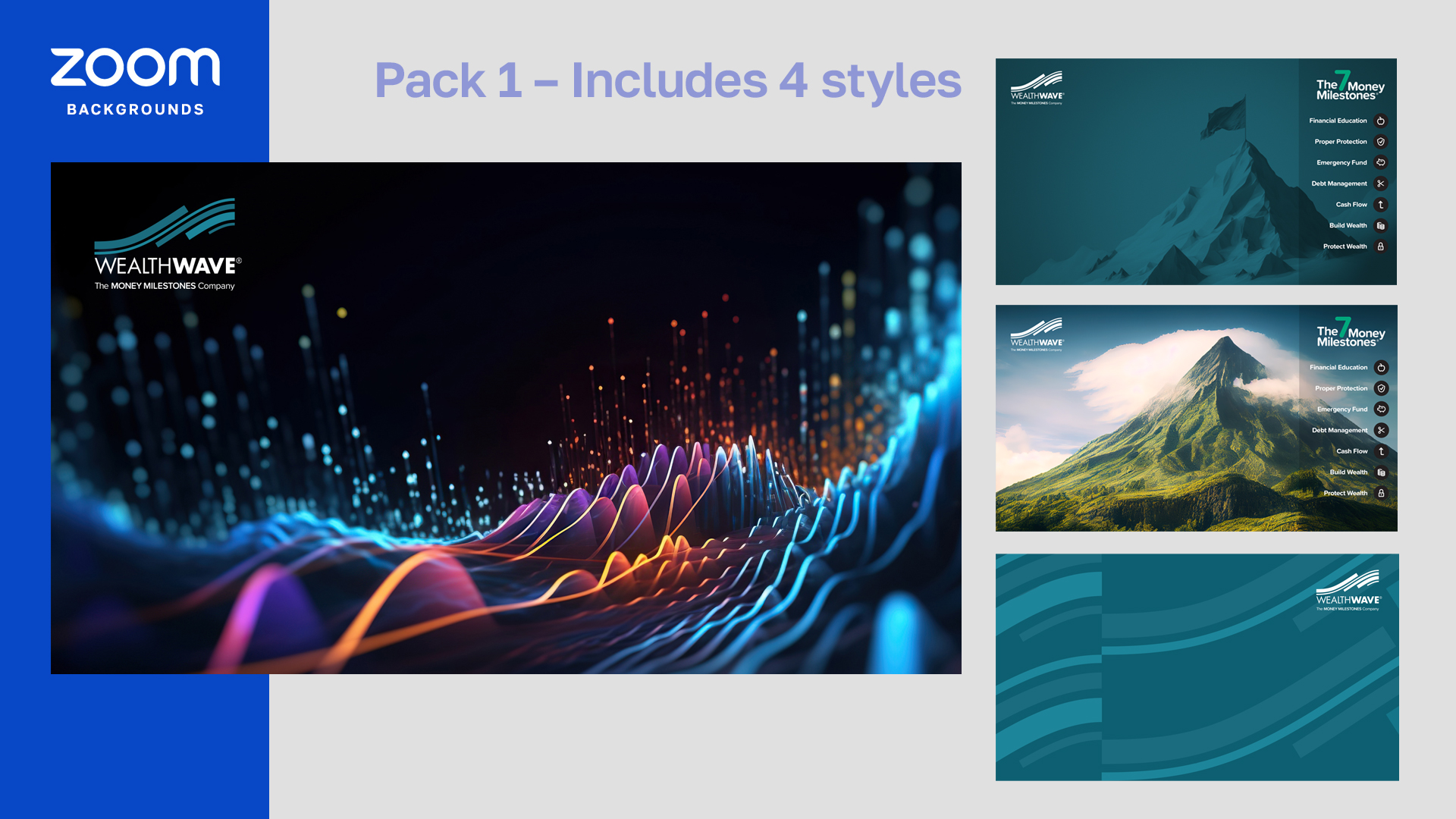 Elevate Your Virtual Presence with Our New ZOOM Background Packs