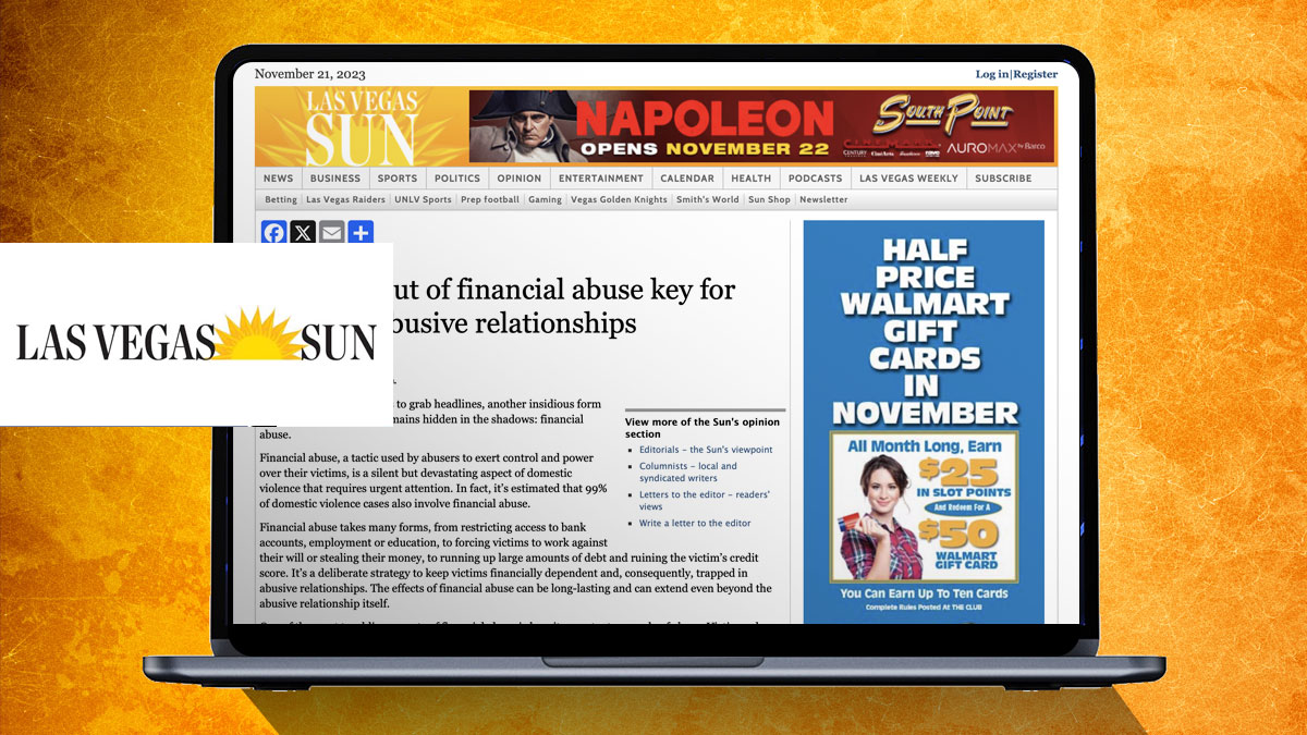 Las Vegas Sun Article About Financial Abuse by WealthWave Leader, Kim Scouller