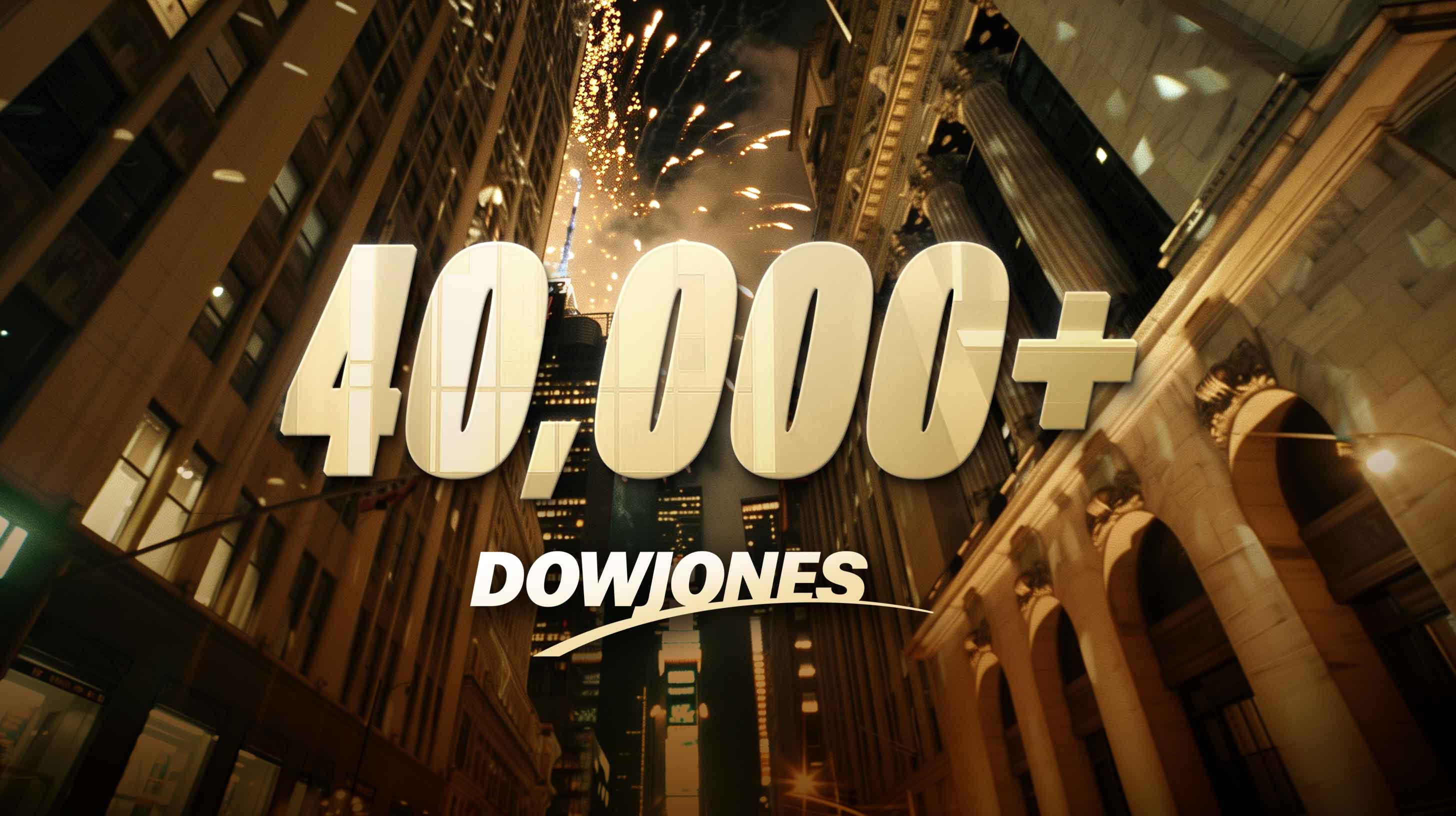 Announcement—Dow Jones Industrial Average Hits 40,000+